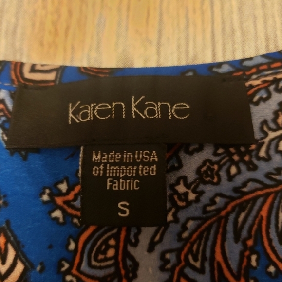 Karen Kane Boho Sleeveless Tunic Blouse Size S - Picture 5 of 9